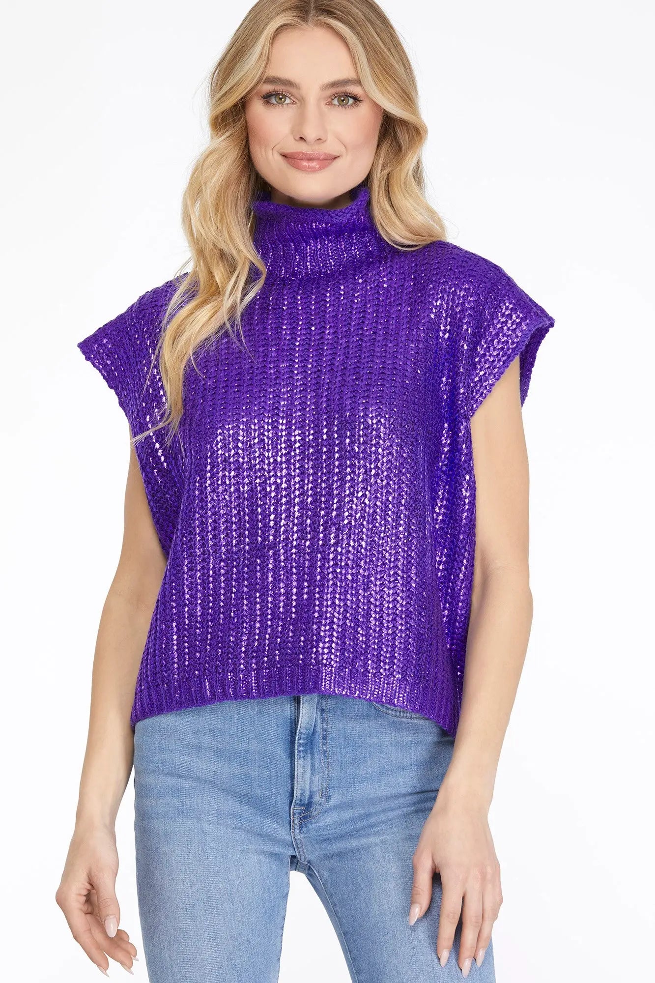 Metallic Sweater