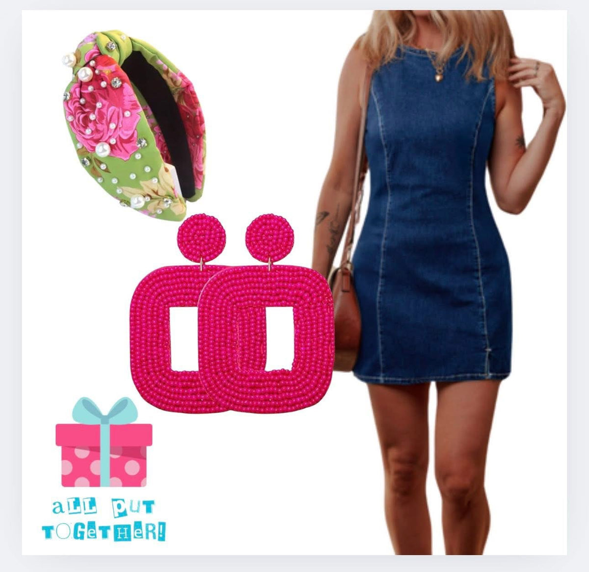 Dark Denim Sleeveless dress