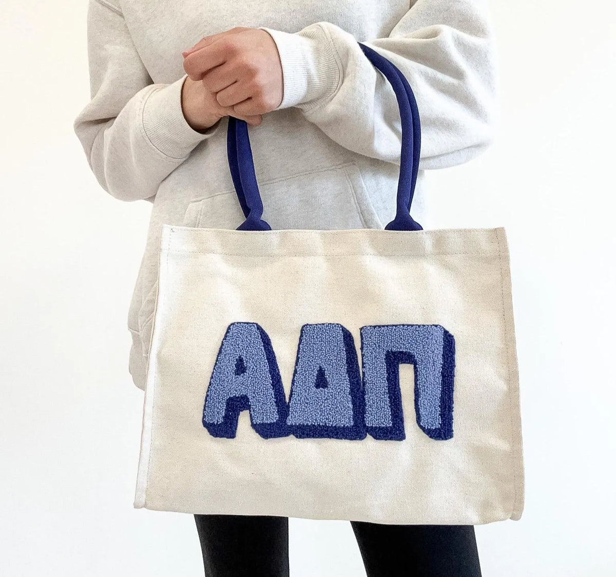 ADPI Chenille Patch Tote Bag