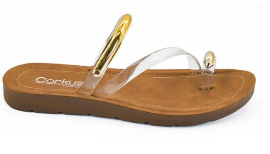 Hit The Strip Clear Sandals
