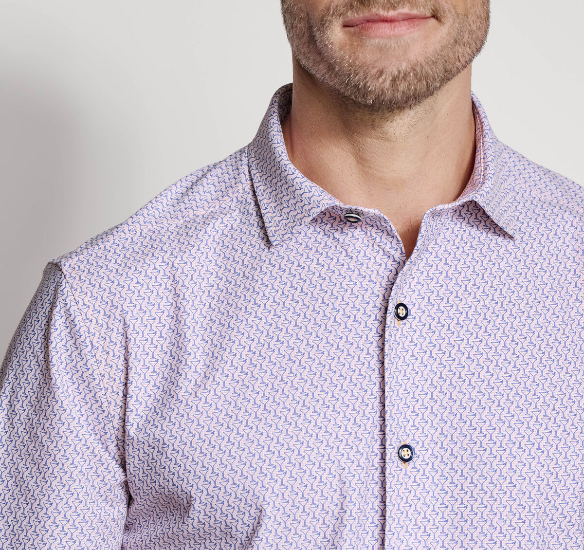 Martini Short Sleeve Button Up