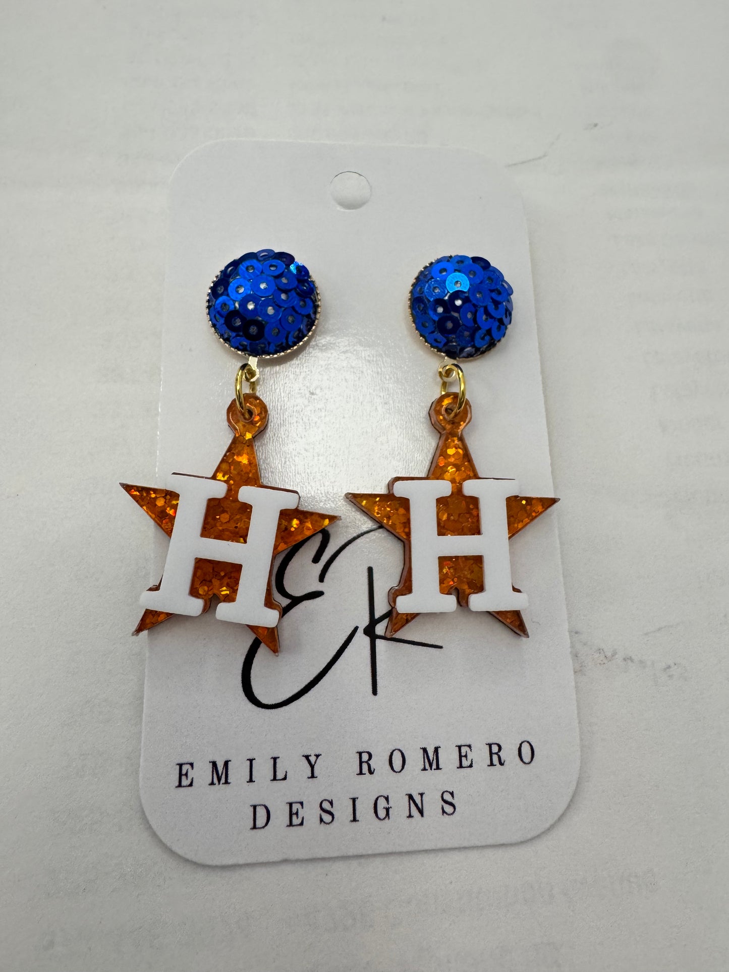 Astros Earrings