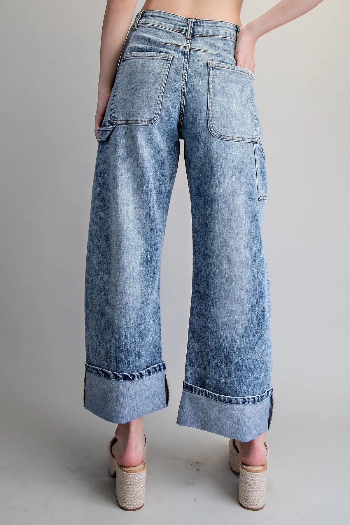 Roll Up Hem Jeans