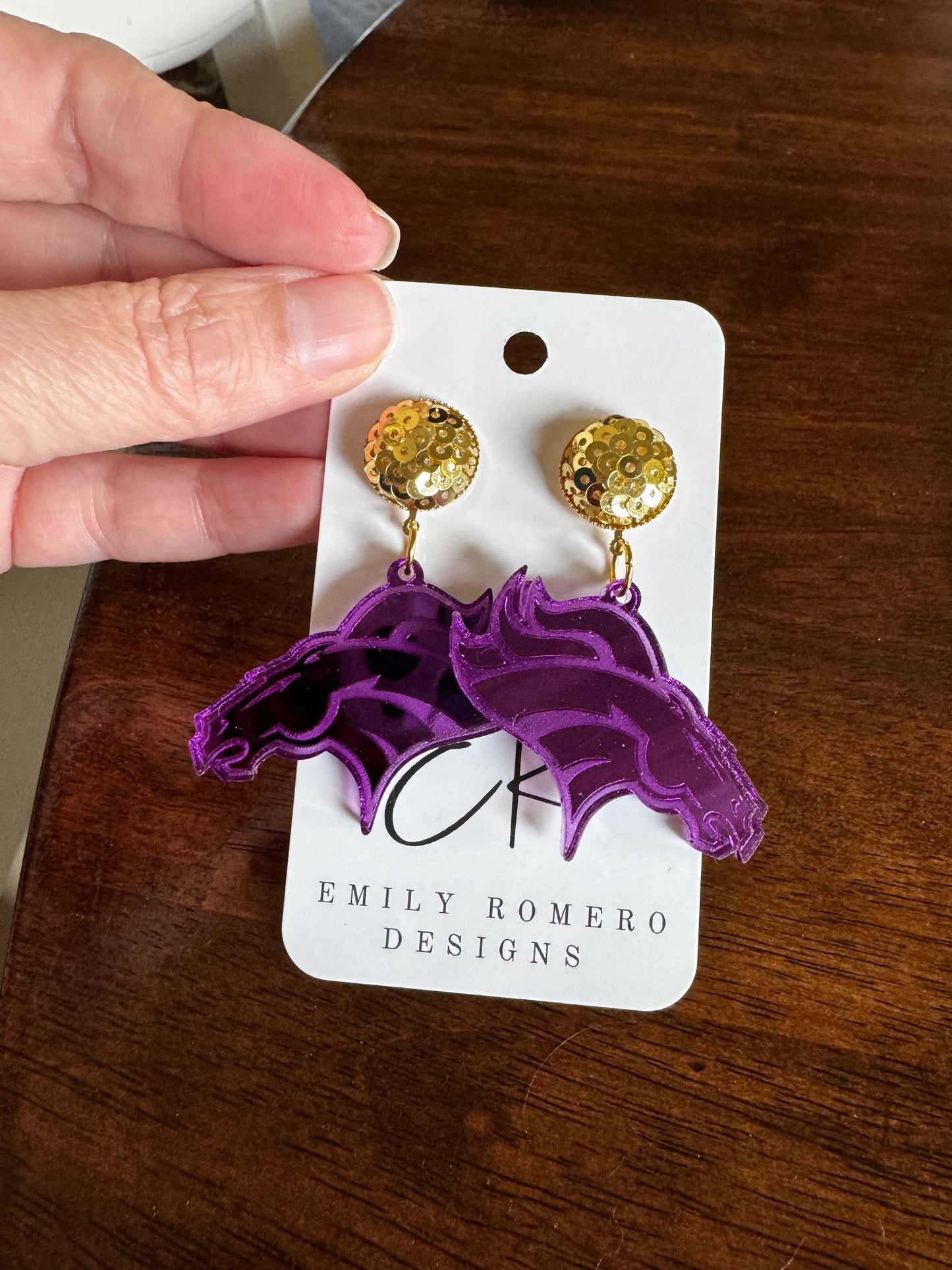 High School Spirit Earrings
