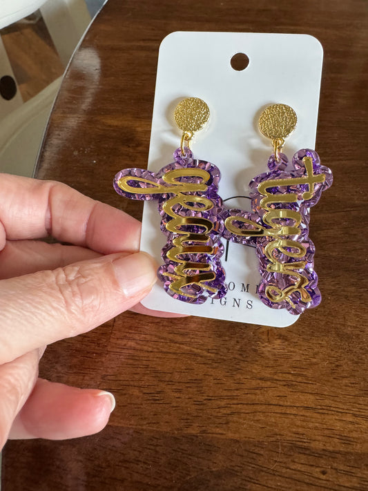 Geaux Tigers Earrings