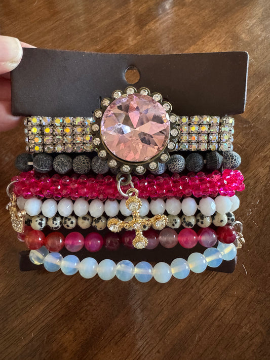 Oodles of Bling Bracelet Stack