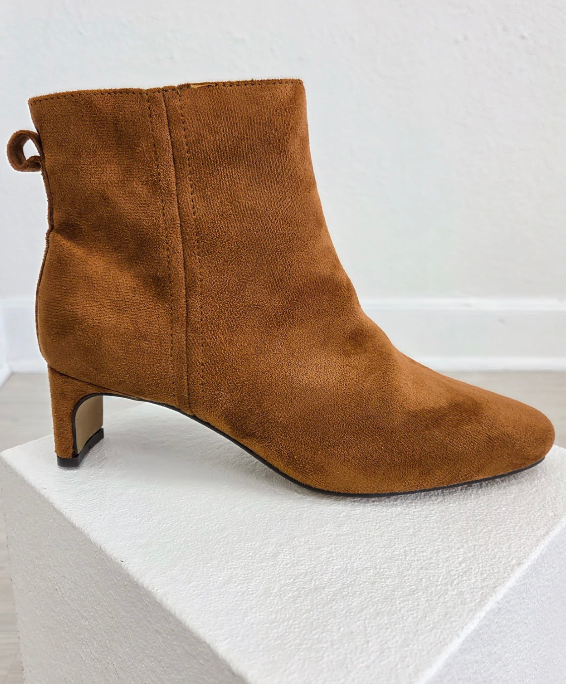 Bad Breakup Tobacco Suede Booties