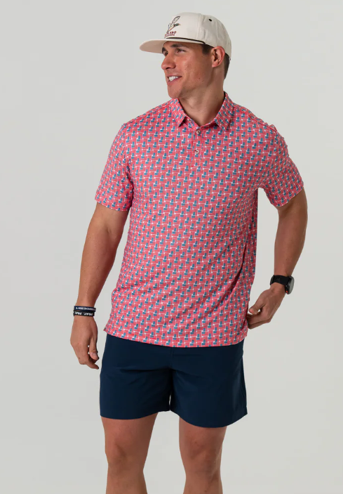 Performance Polo - American Flag