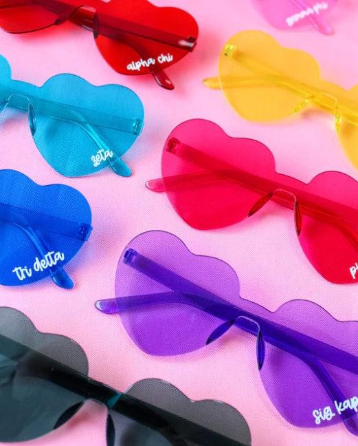Heart Shaped Sorority Sunnies.