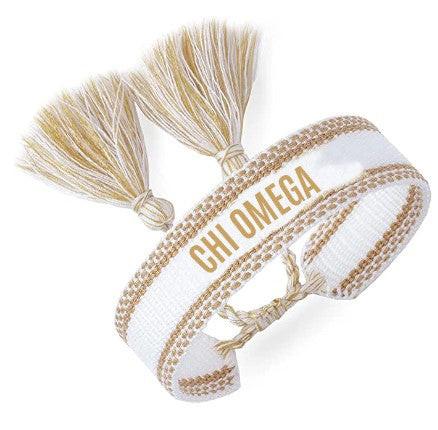 Sorority Woven Bracelets.