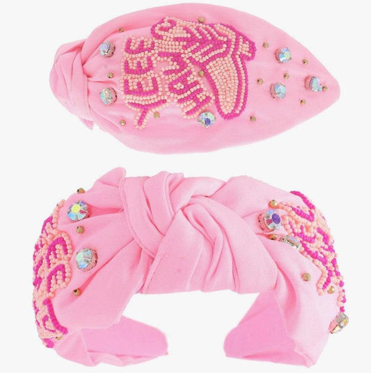 Yee Haw Headband - Pink.