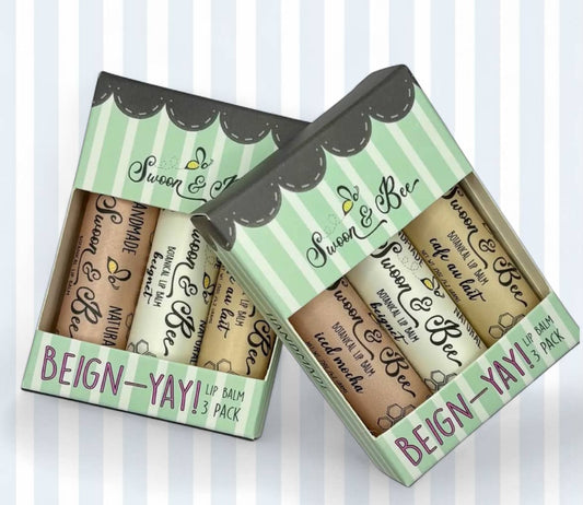 Lip Balm 3 Pack | Beignet, Iced Mocha, Cafe au Lait