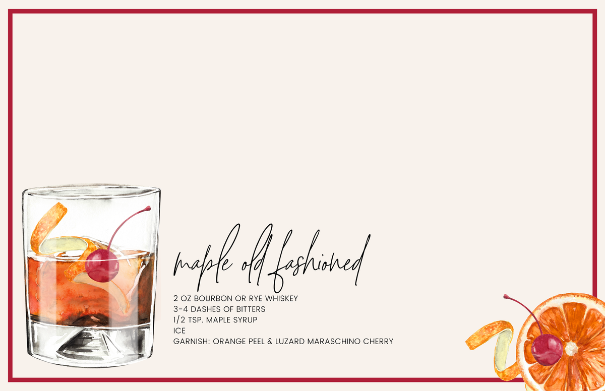 Acrylic Tray COCKTAILS insert set of 10.
