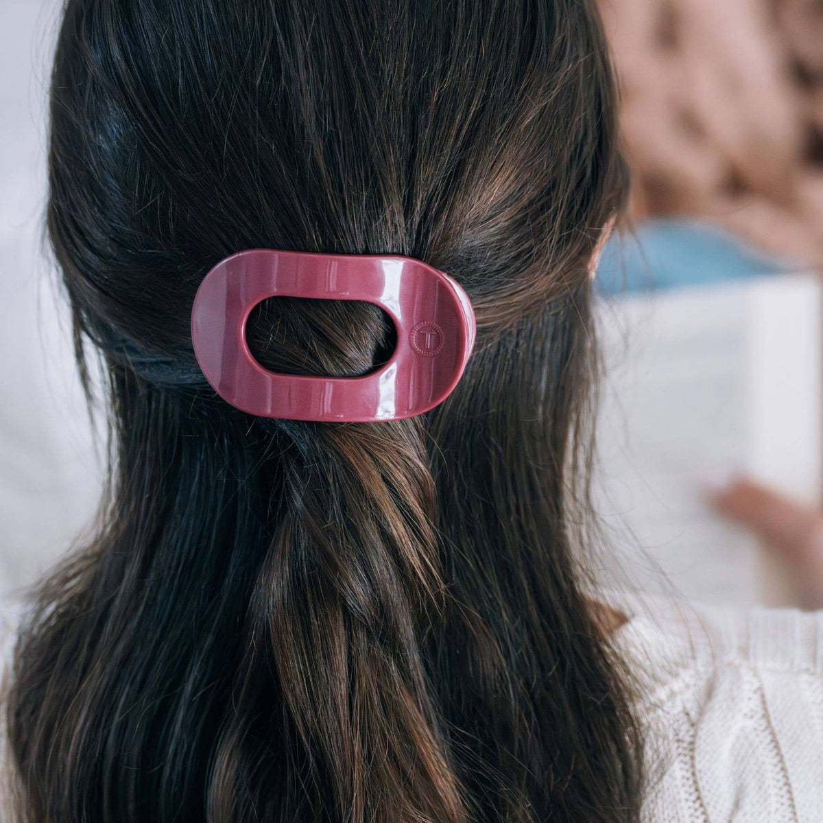 Flat Round Hair Clip | Small | Wild Side