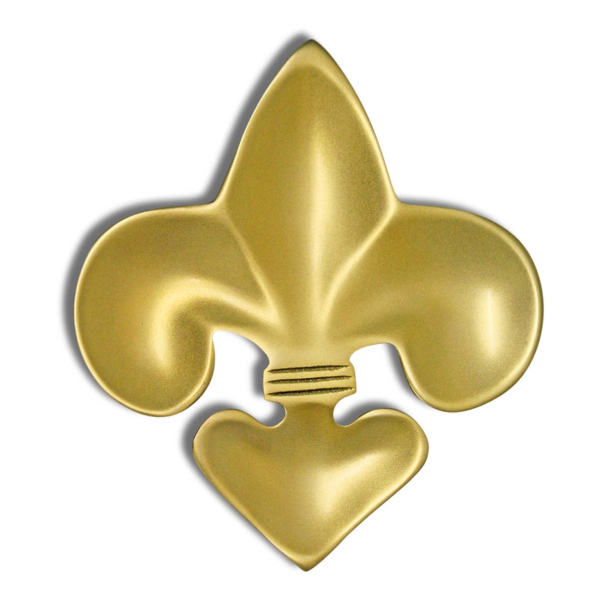 GOLD Fleur de Lisa SHAPED PLATE