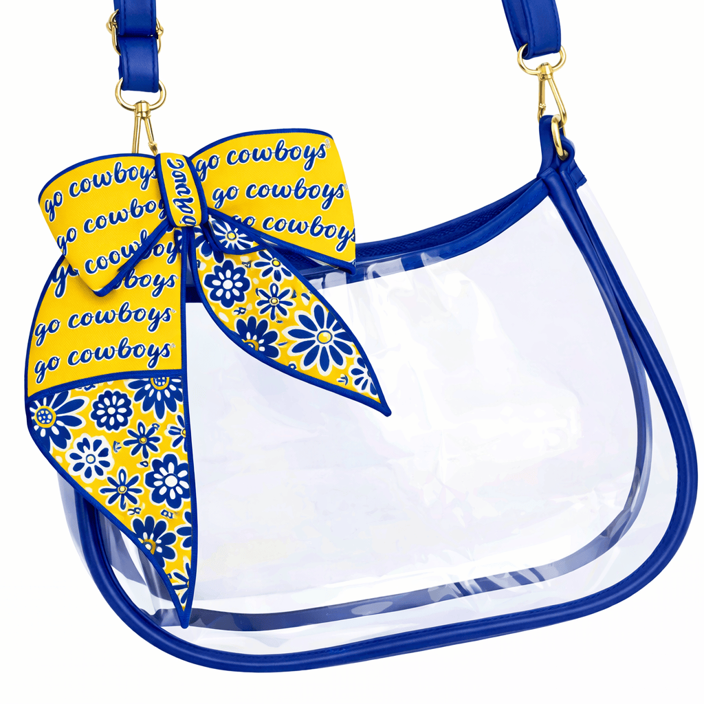 Sara Clear Purse w/Skinny Scarf – McNeese