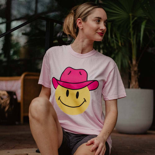 Cowboy Happy Face Tee.