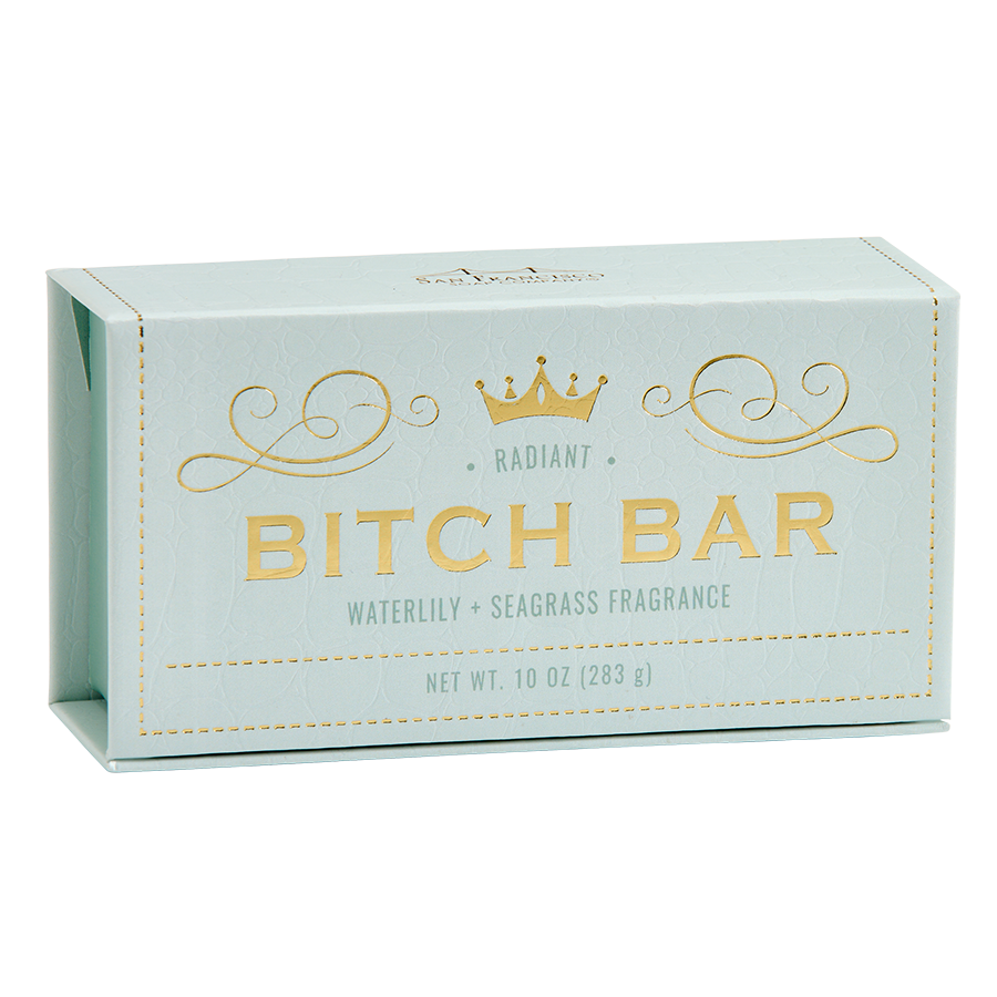 BITCH BAR Radiant Waterlilly & Seagrass natural soap bar — luxury botanical bar soap | All Put Together